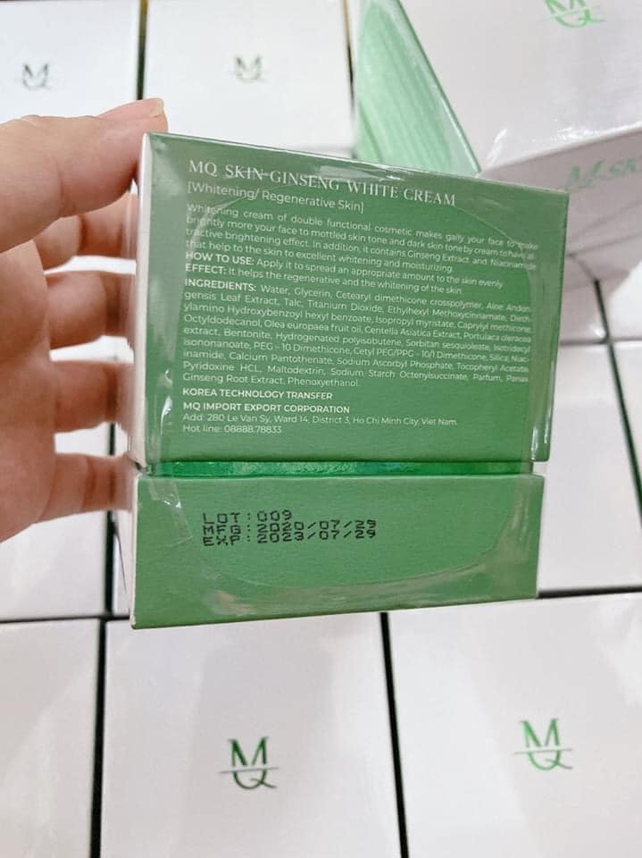 Kem Face Nhân Sâm MQ Skin