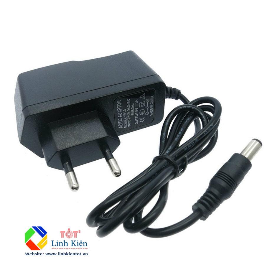Nguồn Sạc Adapter DC 9V 1A - Jack 5.5x2.1mm