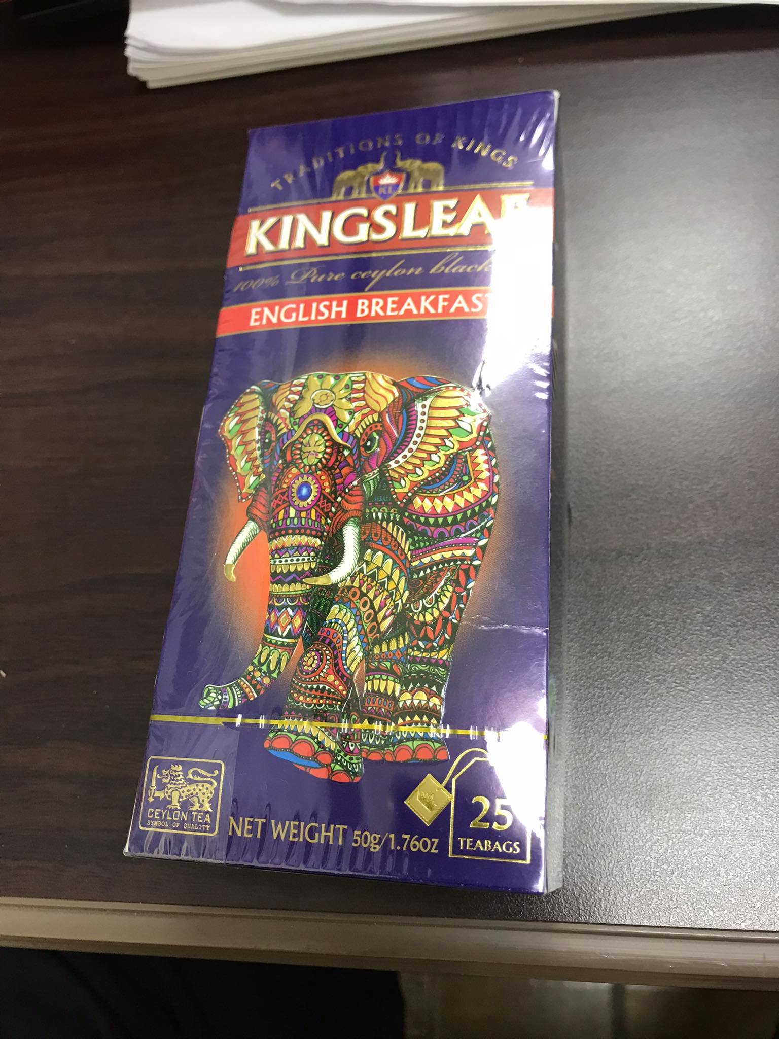 Trà túi lọc Kingsleaf từ Basilur_Nhập khẩu Sri Lanka