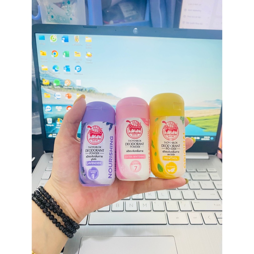 [CHÍNH HÃNG] Phấn Khử Mùi Con Rùa Taoyeablok Deodorant Powder Thái Lan 22gr