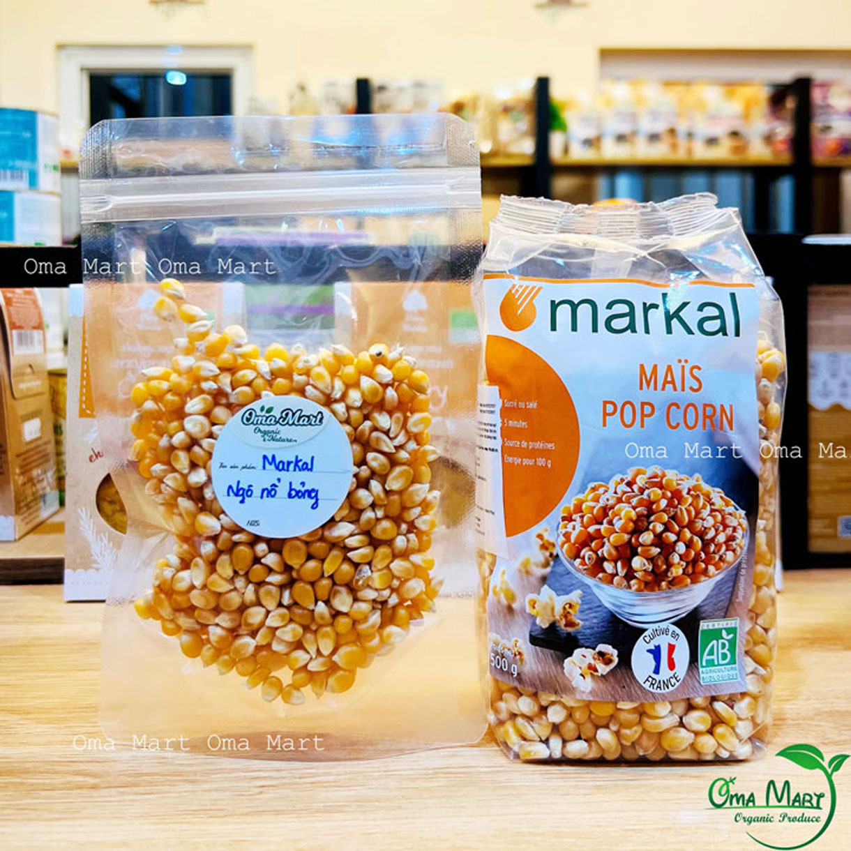 Ngô nổ bỏng hữu cơ Markal 500g