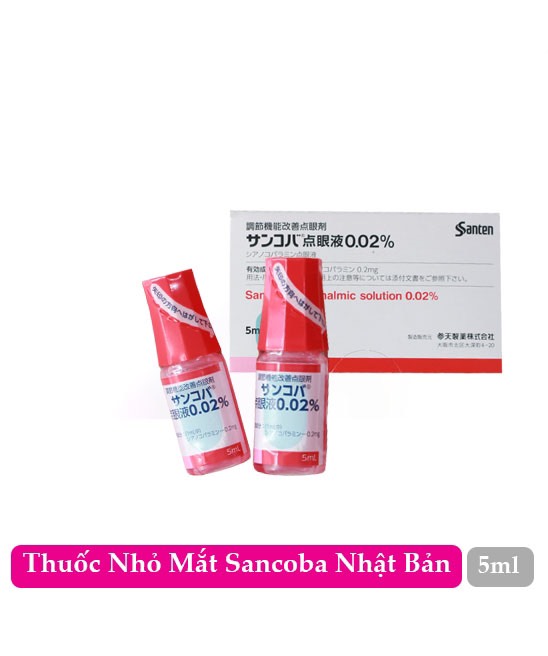 Nước nhỏ mắt cận Sancoba 5ml - Nhật Bản