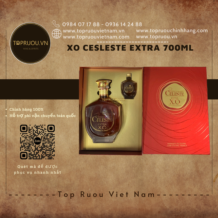 XO CETLESTE EXTRA - CHÍNH HÃNG 100% (HỘP)