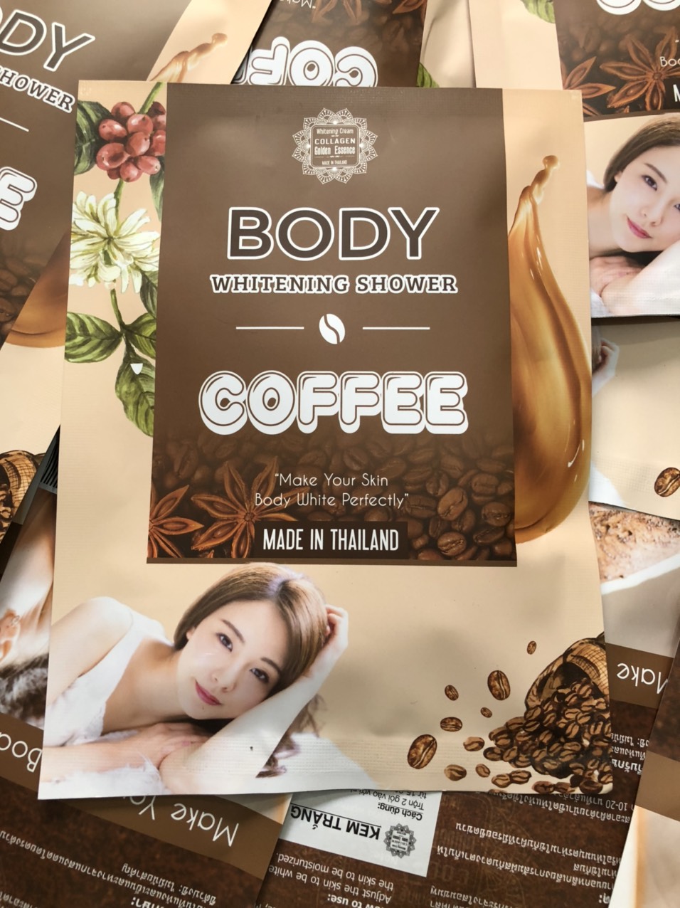 Tắm Trắng Organic Coffe Body Whitening
