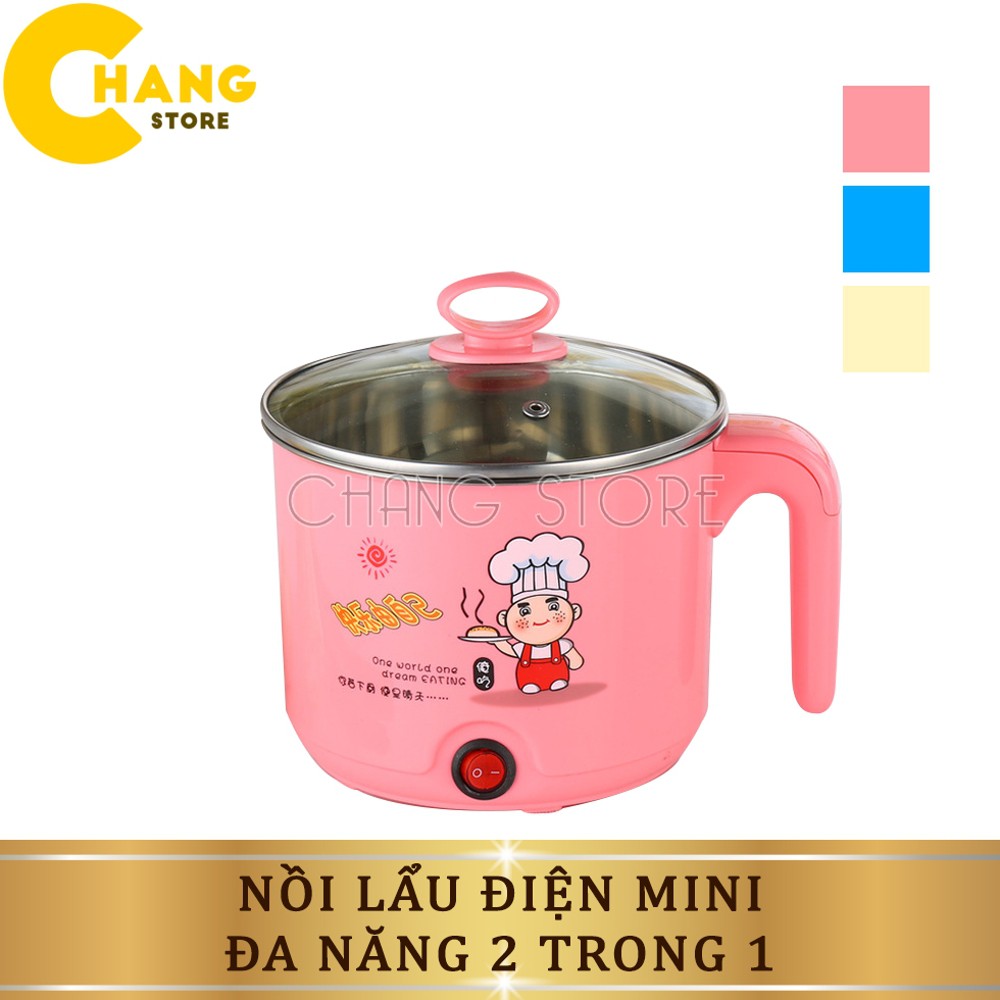 [HCM]Ca Nấu Mì Tiện Lợi LOẠI TO 18CM Cao Cấp.Nồi nấu mì giá rẻ nồi nấu mini đa năng. Ca lẩu mini siêu tốc ca mì mini 18cm nồi nấu mì tôm ... Uy Tín - Chất Lượn Ca Mì Cao Cấp - Nồi điện mini - Lẩu điện - Ca nấ