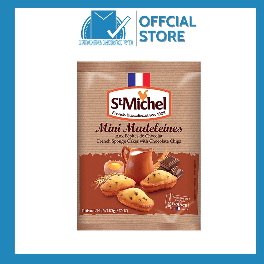 Bánh Cake St Michel Mini Madeleines Sô-cô-la 175g