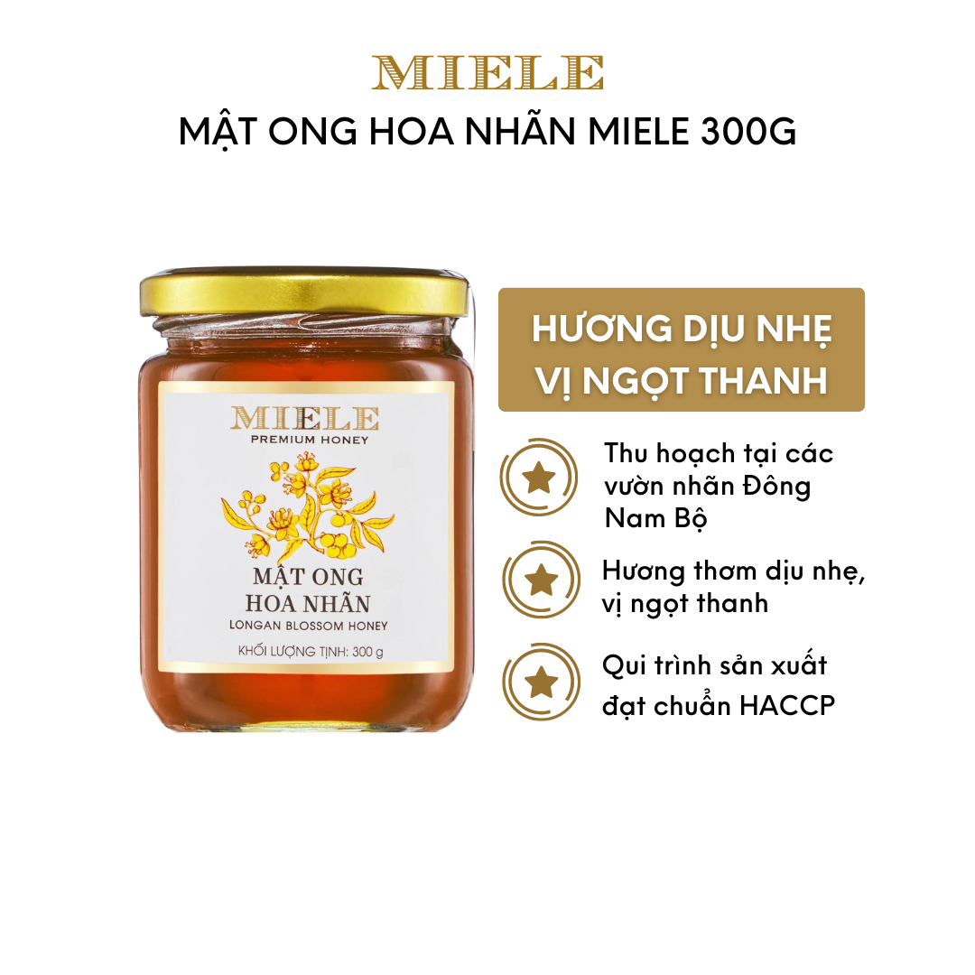 Mật Ong Hoa Nhãn Miele 260g