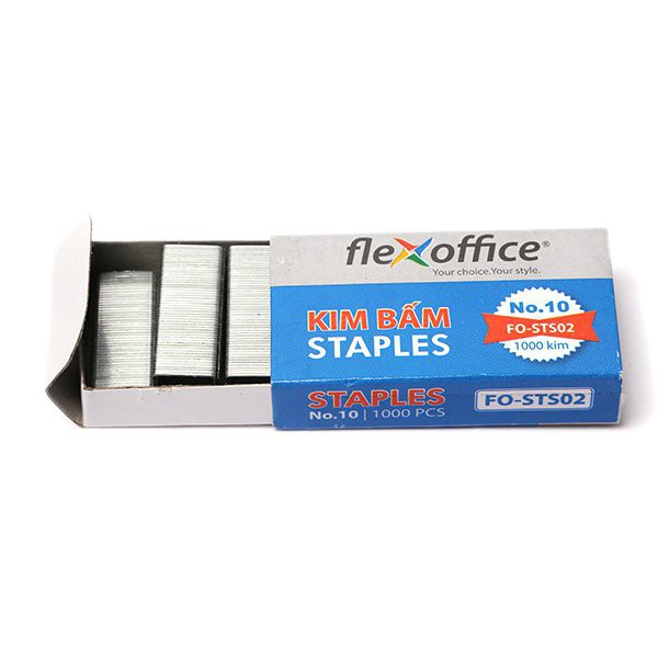 [HCM]Combo 5 kim bấm số 10 Flexoffice fo-sts02 đa dạng mẫu mã chất lượng sản phẩm đảm bảo và cam kết hàng đúng như mô tả