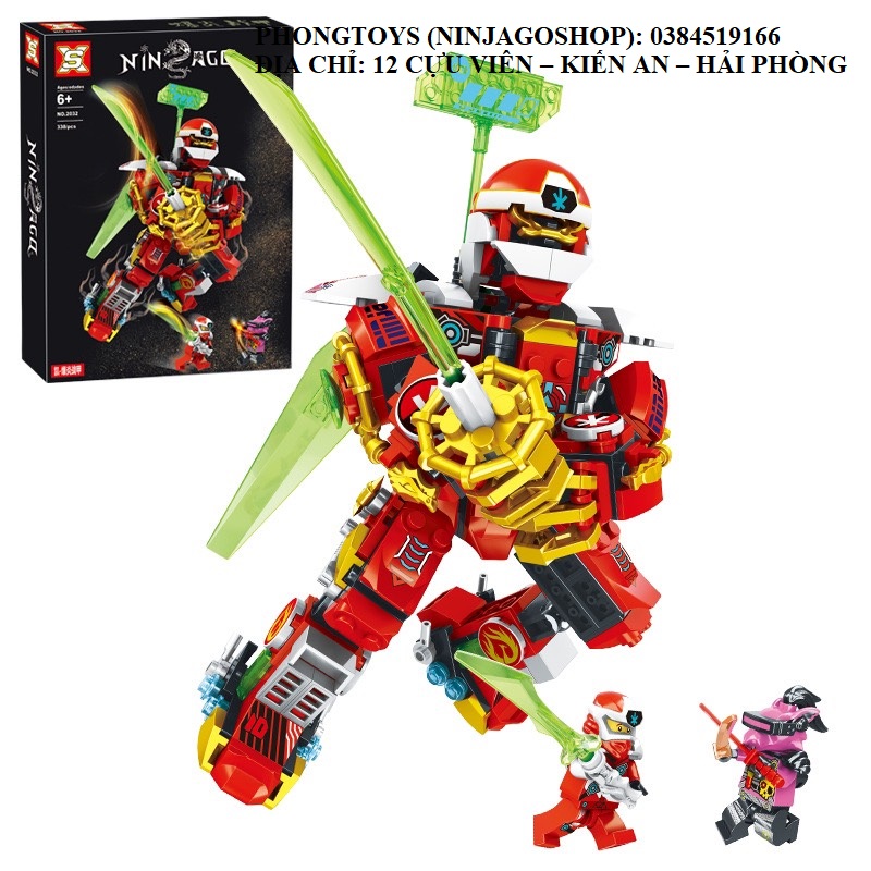 Bộ xếp hình Lego ninjago Samurai