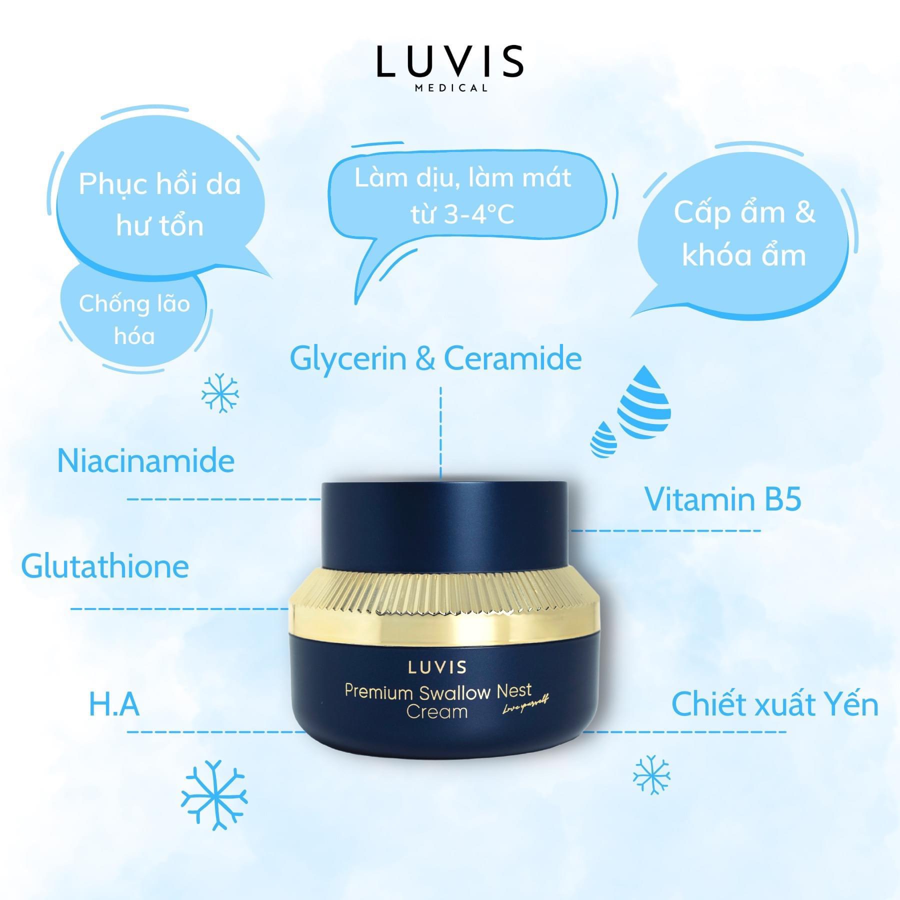 [LUVIS] KEM DƯỠNG PHỤC HỒI TRẮNG DA LUVIS