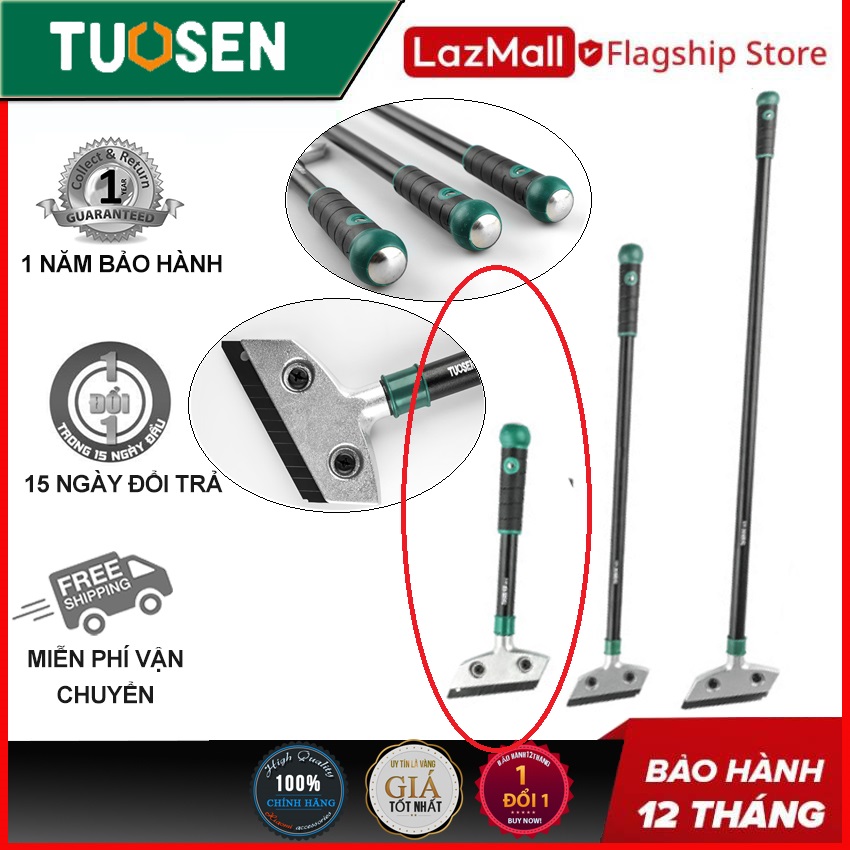Sủi vệ sinh tường và mặt phẳng cán dài 30cm, sàn nhà, Dao cạo sàn, dao cạo sơn, cạo tường đa năng cán dài 30cm TUOSEN / Tuo Sen