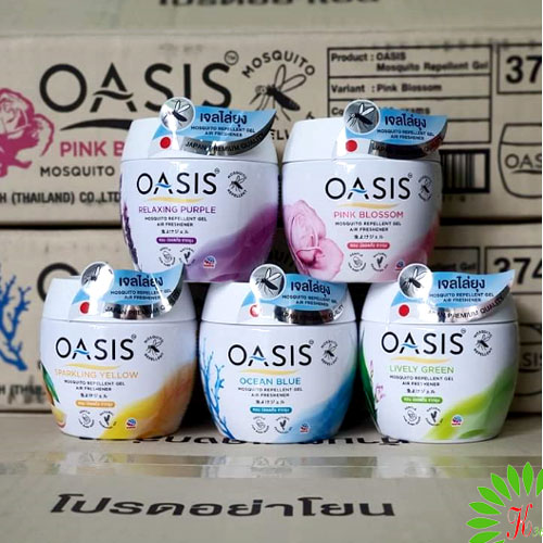 Sáp thơm đuổi muỗi OASIS Thái Lan 180gr