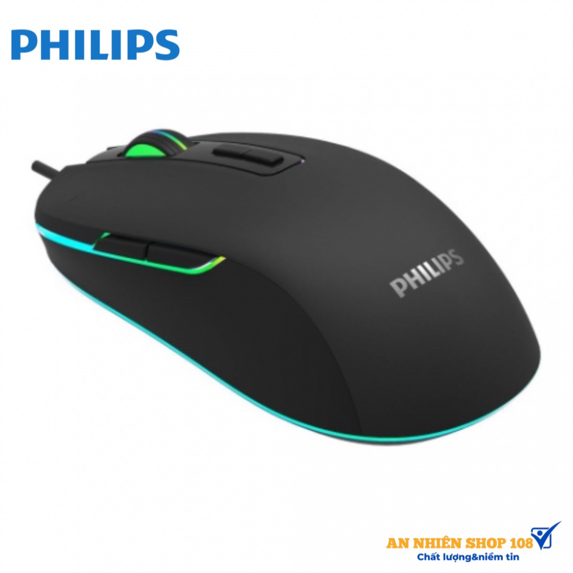 CHUỘT Philips SPK 9414 ĐEN USB (G414)