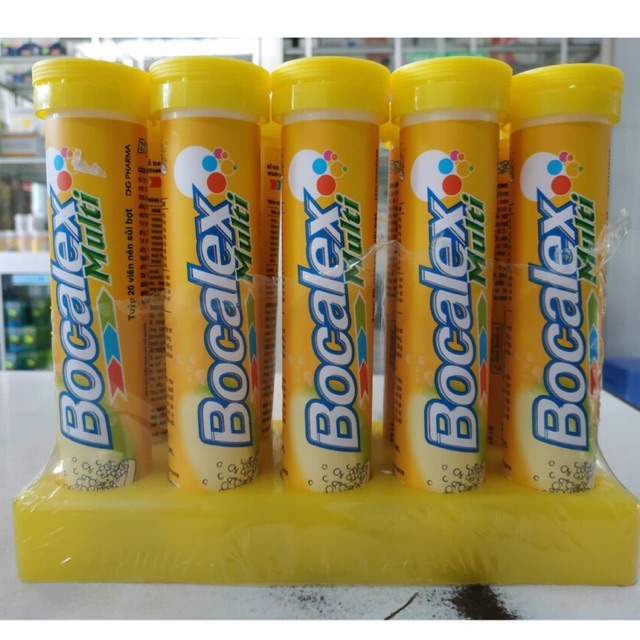 BOCALEX MULTI DHG (Tuýp 20 viên) - Viên sủi Bổ sung multivitamin [Beroca, berroca, berocca]