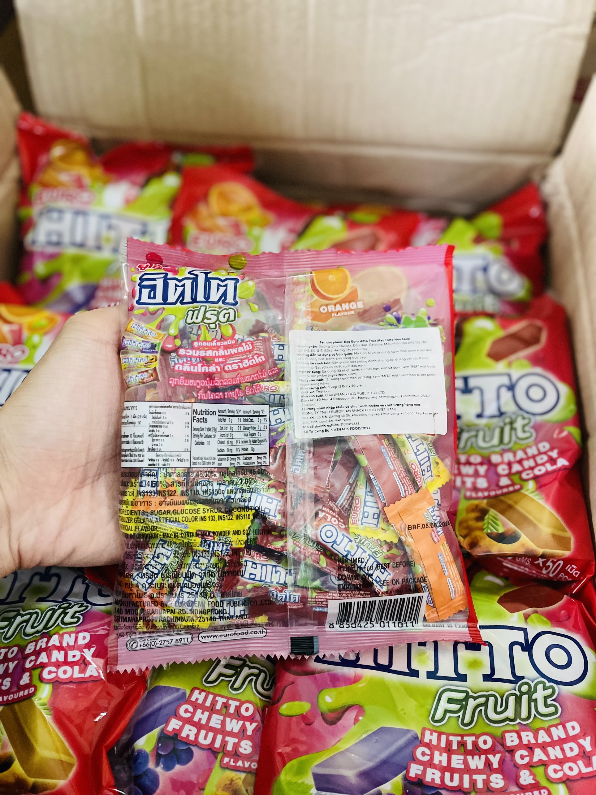 Kẹo HITTO Thái Lan túi 100 viên