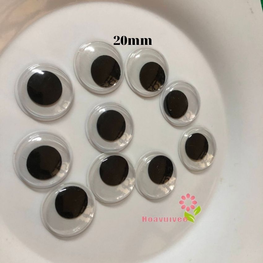 [Freeship] Mắt Thú Bông / Mắt Liếc Làm Handmade - Hoavuivee