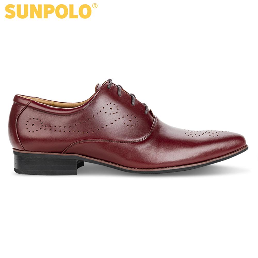 Handmade men leather formal shoes SUMU0038 (black, brown, red)