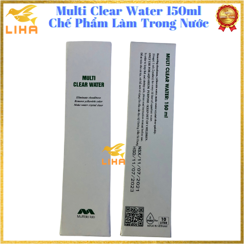 Chế Phẩm Làm Trong Nước Multi Clear Water Cho Bể Cá, Bể Thủy Sinh