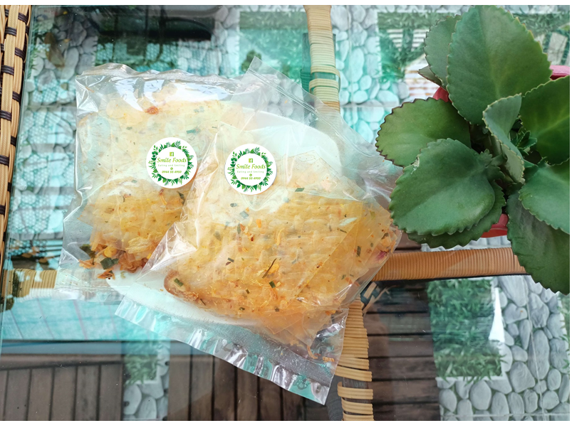 [COMBO 2 LOẠI 14 BỊCH BÁNH TRÁNG] BT Bơ (8 bịch) + BT Hành miếng phi thơm (6 bịch)