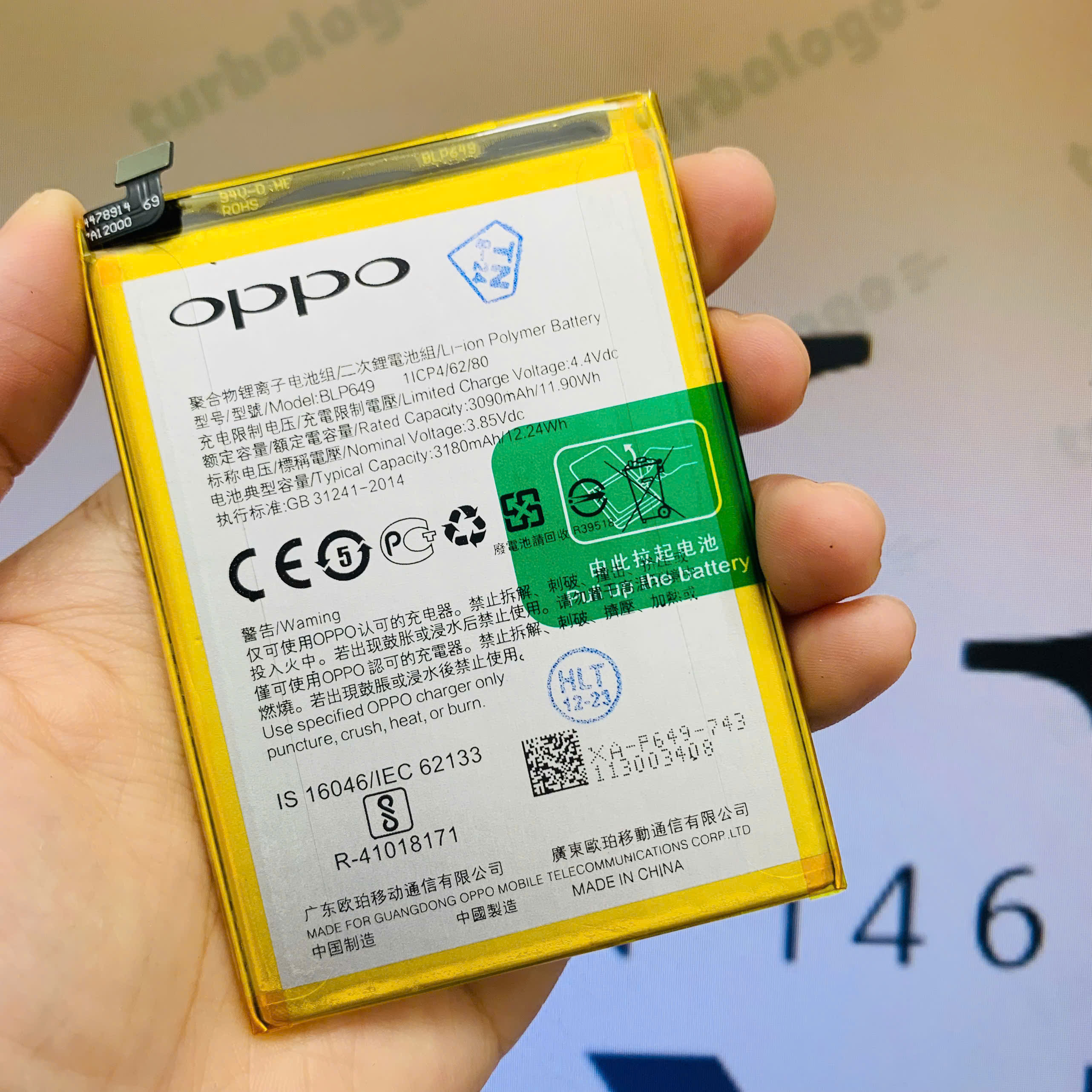 Pin điện thoại Oppo A83 (BLP649)