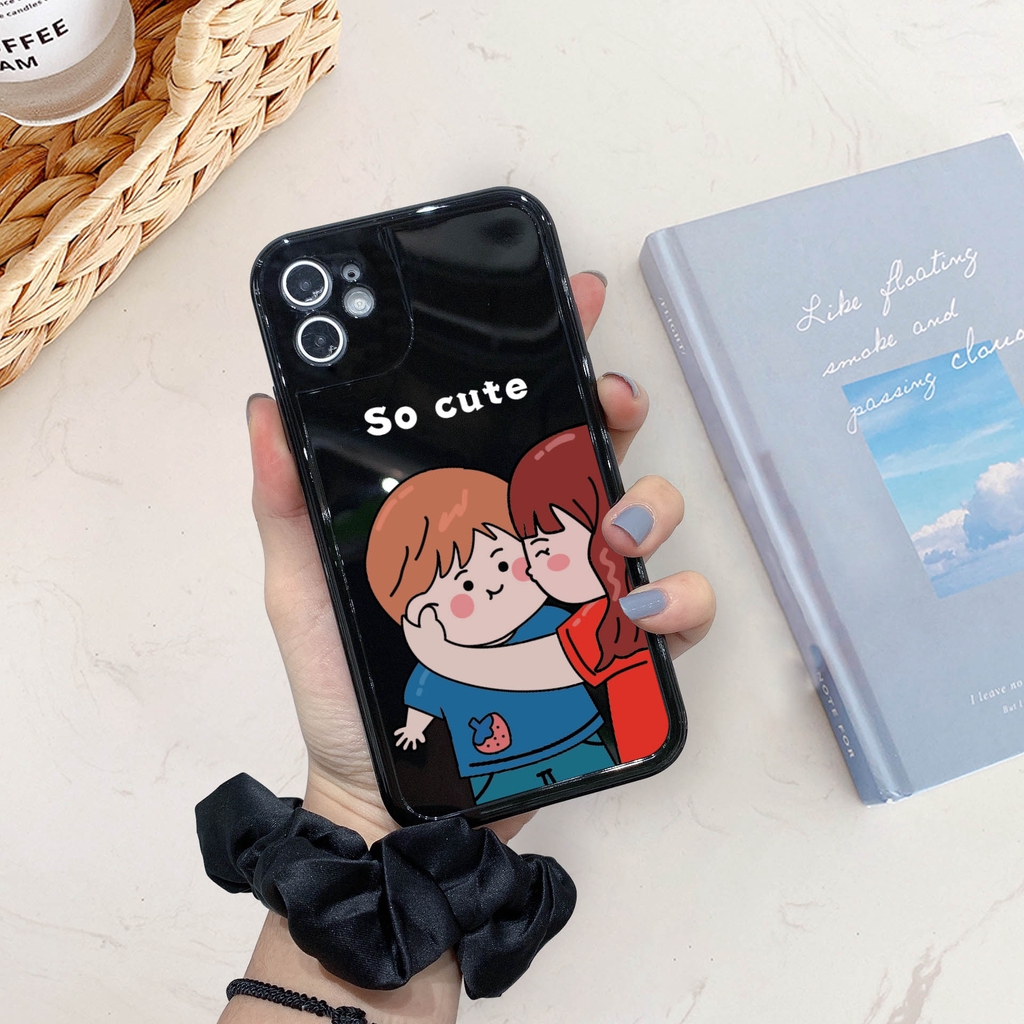 Ốp lưng iphone viền nổi cặp đôi véo má 5s/6/6plus/6s/6splus/7/7plus/8/8plus/x/xr/xs/11/12/pro/max/plus/promax-Awifi G5-1