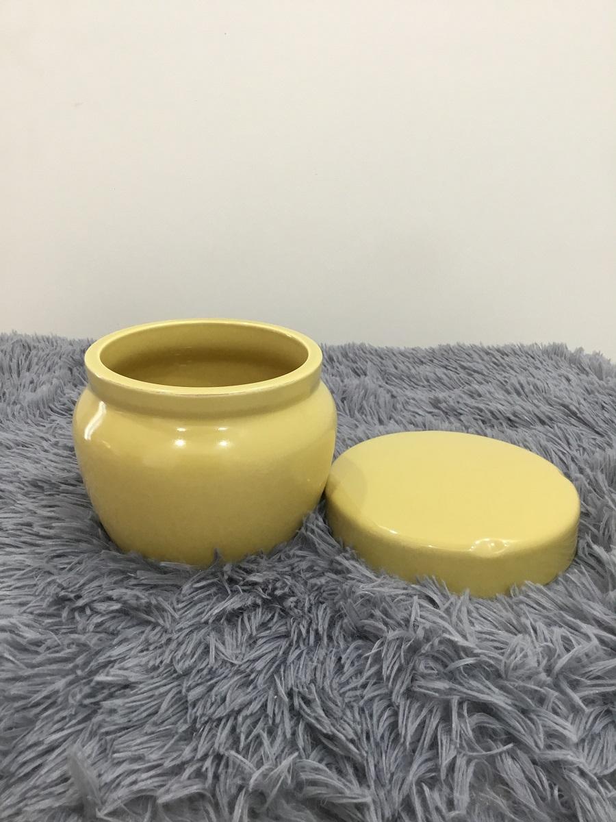 HỦ MUỐI DƯA 12.5x14.5x11.5 CM - GỐM SỨ CƯỜNG PHÁT - HÀNG VIỆT NAM CHẤT LƯỢNG CAO