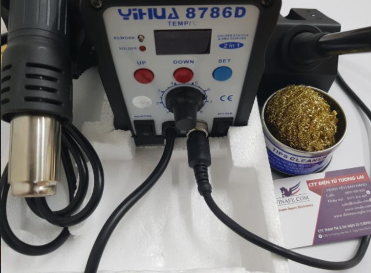 [HCM]Máy hàn và khò Yihua 8786D 2 trong 1
