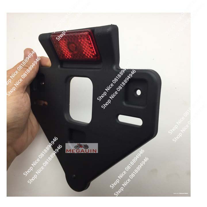 Pát biển số tam giác xe máy
