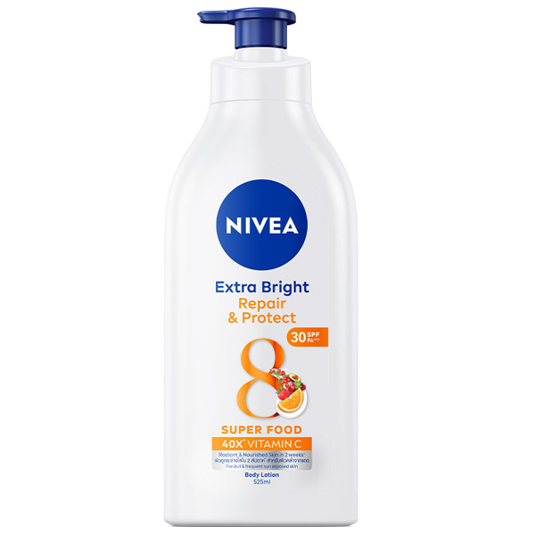 Sữa dưỡng thể Nivea Extra White dưỡng trắng phục hồi và chống nắng SPF30