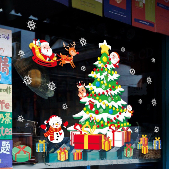 Decal trang trí Noel -