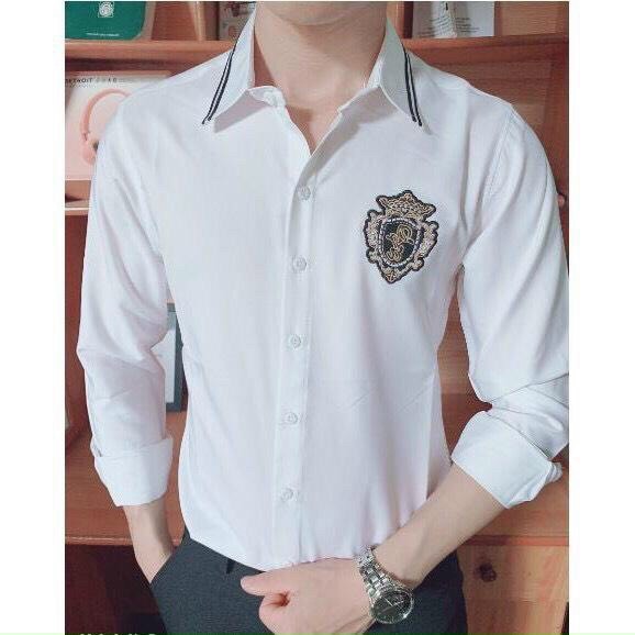 [HCM]ÁO SƠ MI NAM NỮ THÊU LOGO CỰC NGẦU THÊU SẮC NÉT ẤN TƯỢNG SIÊU HOT TREND - M&M FASHION