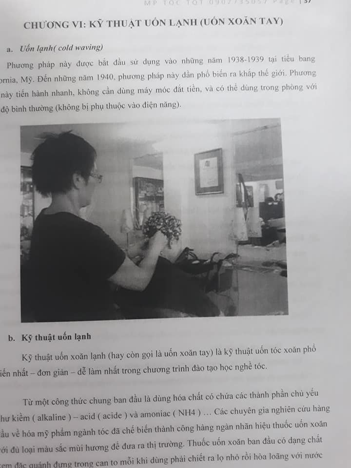Giáo trình uốn ép tóc