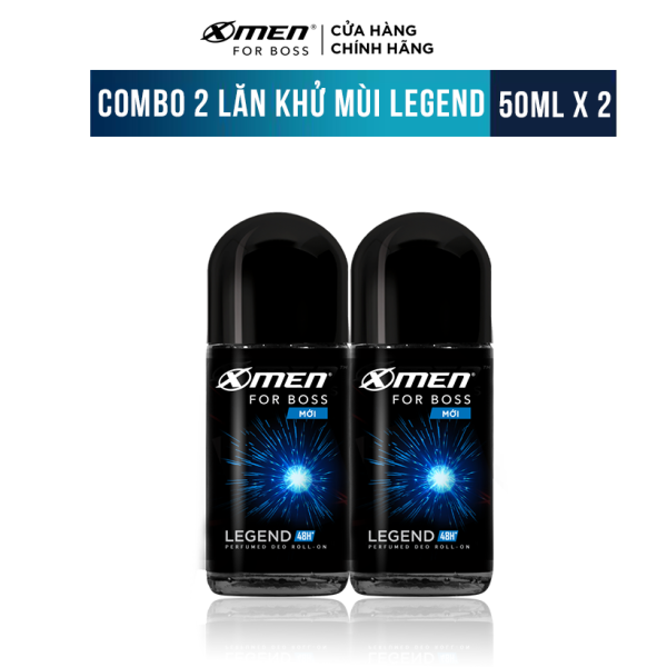 Combo 2 Lăn khử mùi X-men For Boss 50ml - Legend nhập khẩu