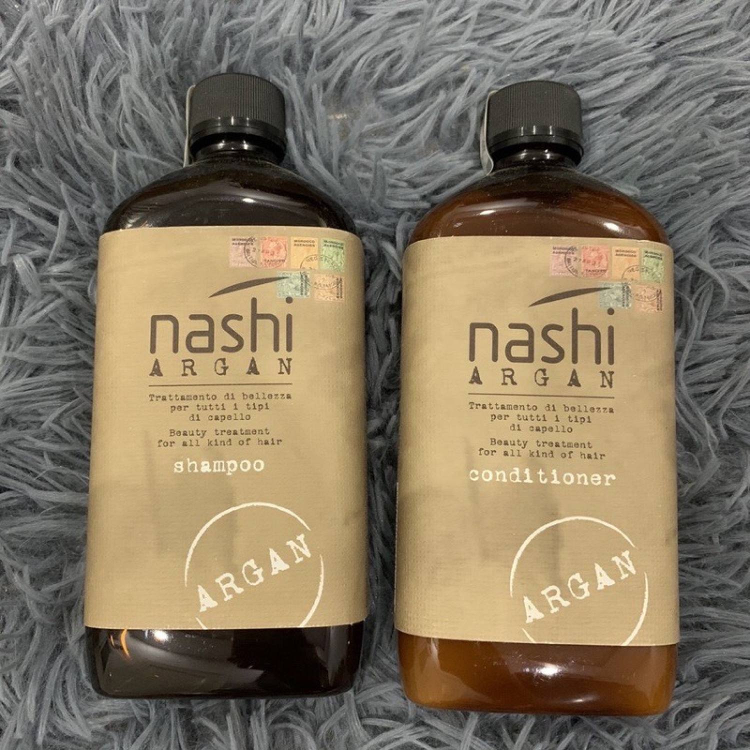 🍂[CHÍNH HÃNG 100%]🍂 Cặp Dầu Gội Xả Nashi Argan Phục Hồi Tóc Hư Tổn 200ml/500ml/1000ml [Chính Hãng] 🌹