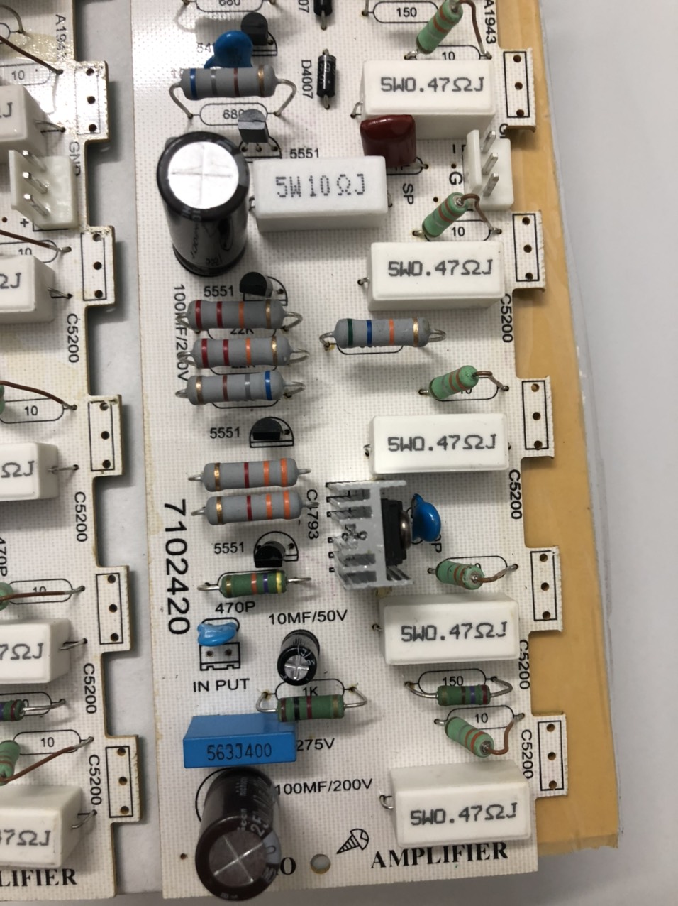 BO MẠCH CÔNG SUẤT AMPLY 16 PALAX-909/8