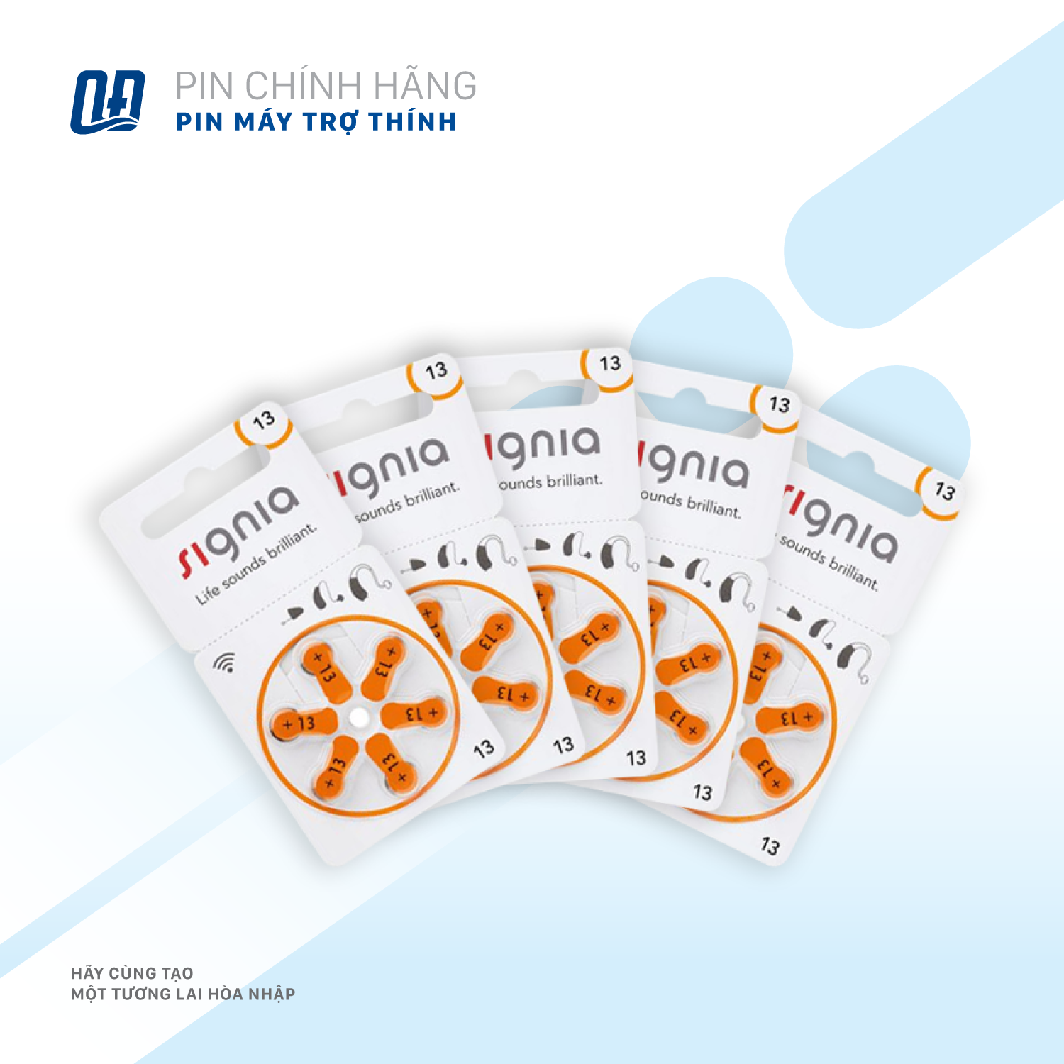 Signia hearing aid battery 13