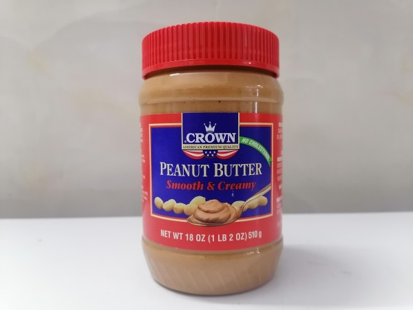 [HỘP LỚN 510g – NẮP ĐỎ] BƠ ĐẬU PHỘNG MỊN [USA] CROWN Smooth & Creamy Peanut Butter (tgc-hk)
