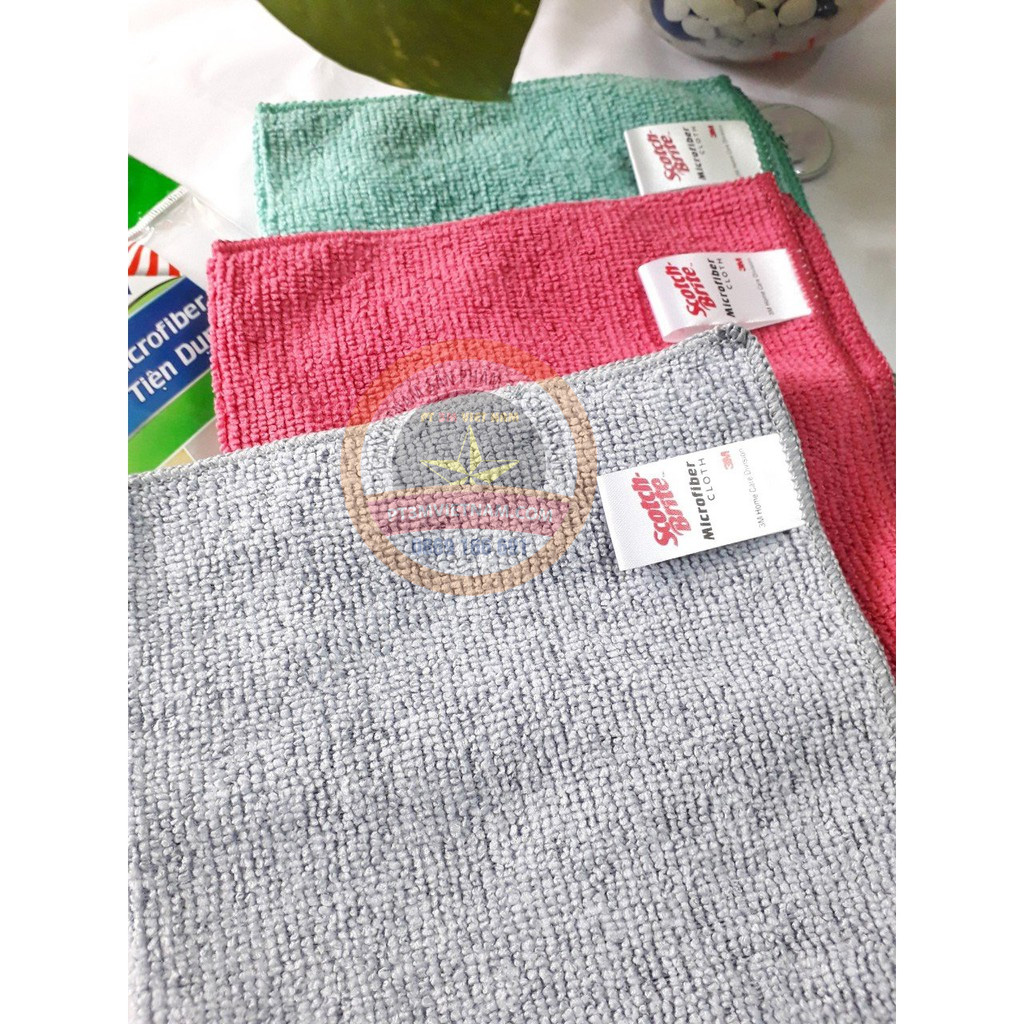 Khăn lau 3M microfiber lau bếp tiện dụng ( 3 Cái )