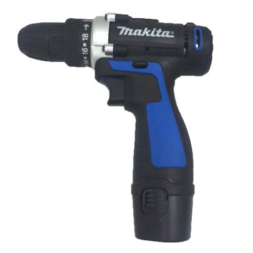 máy khoan pin cầm tay 12v makita có đèn led, máy khoan pin 2 cấp độ