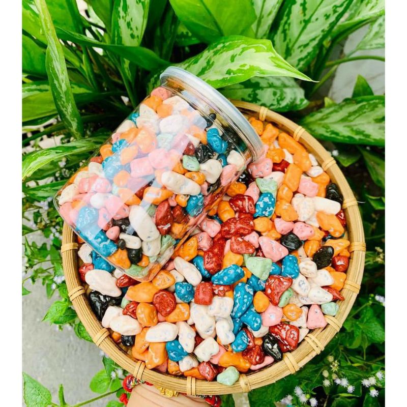 kẹo socola sỏi mix thập cẩm(hộp 500gr)