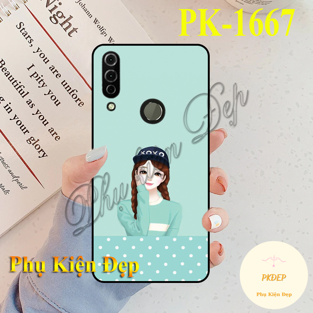 [HCM]Ốp lưng Vsmart Joy 3 - Ốp dẻo đen in hình Cô gái