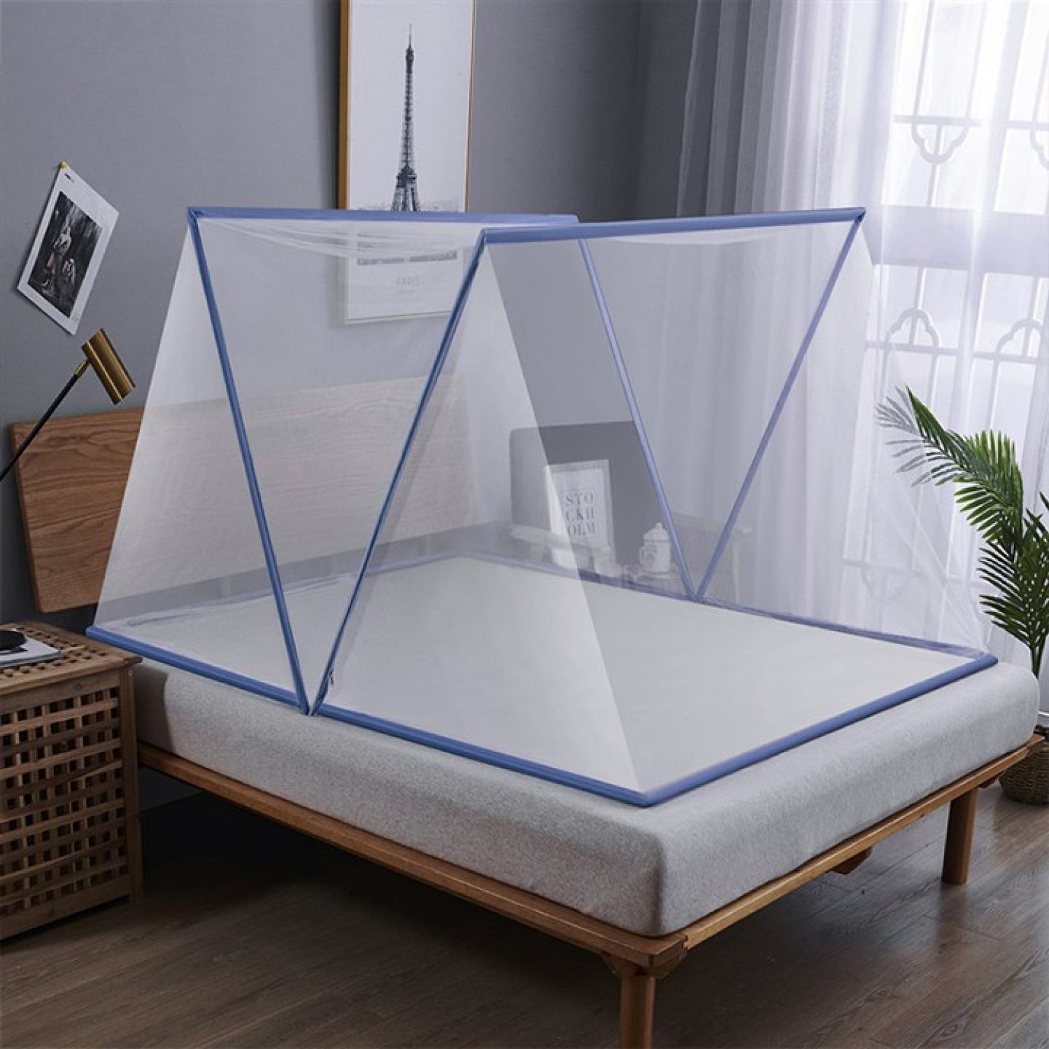 Màn chụp gấp gọn mùng chụp thông minh 1m/1m2/1m4/1m6/1m8