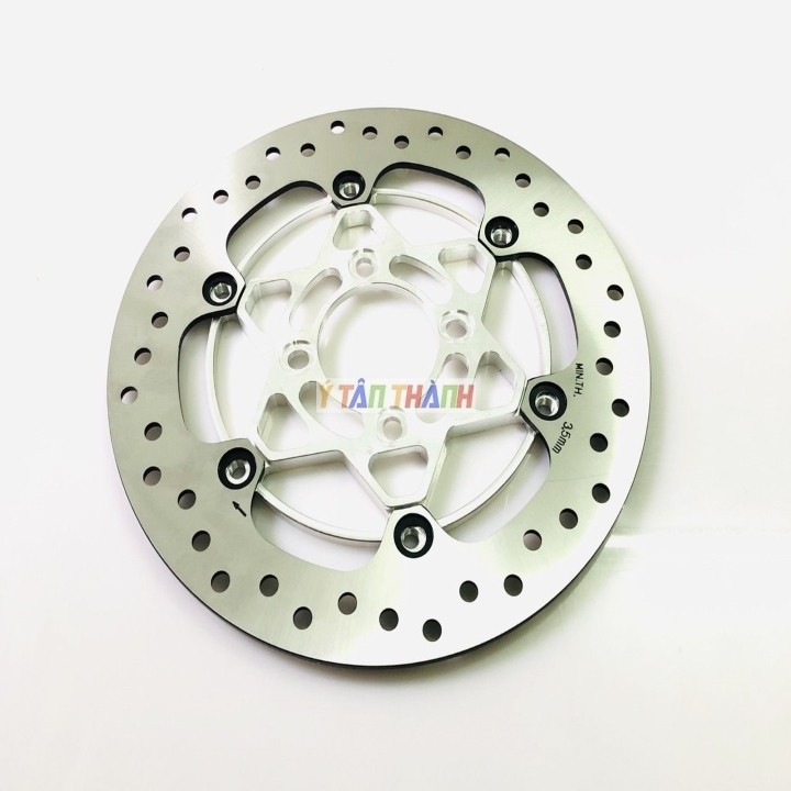 Đĩa thắng 260mm lòng nhôm bạc