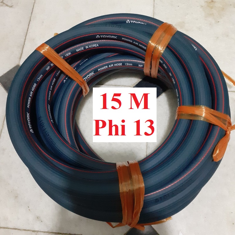 Bán lẻ ống hơi khí nén áp lực cao phi 13mm toyork - hàn quốc chính hãng
