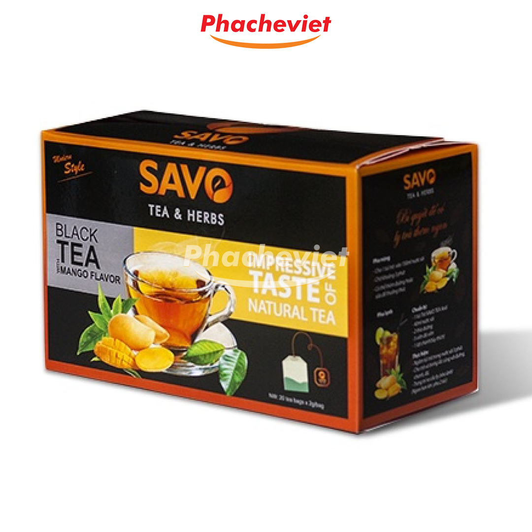 Các loại Trà Savo Hộp 40g (20 túi lọc x 2g/gói)