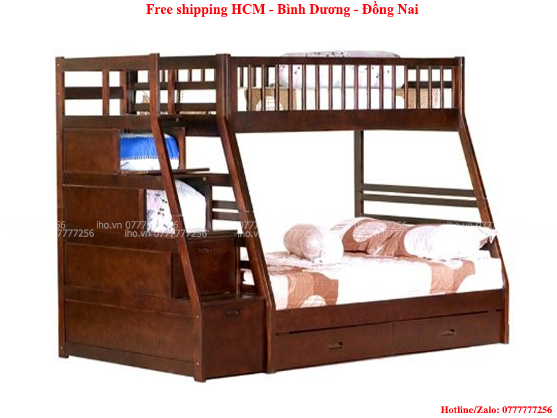 Giường Tầng Gỗ FUNYKID01
