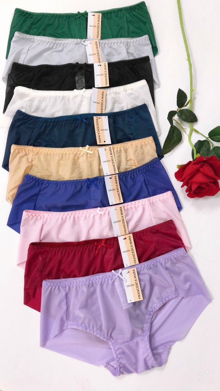 Combo 5 Quần Lót Nữ Lụa Trơn Tàng Hình Mara 699 – Mềm Mại, Không Viền, Siêu Mịn