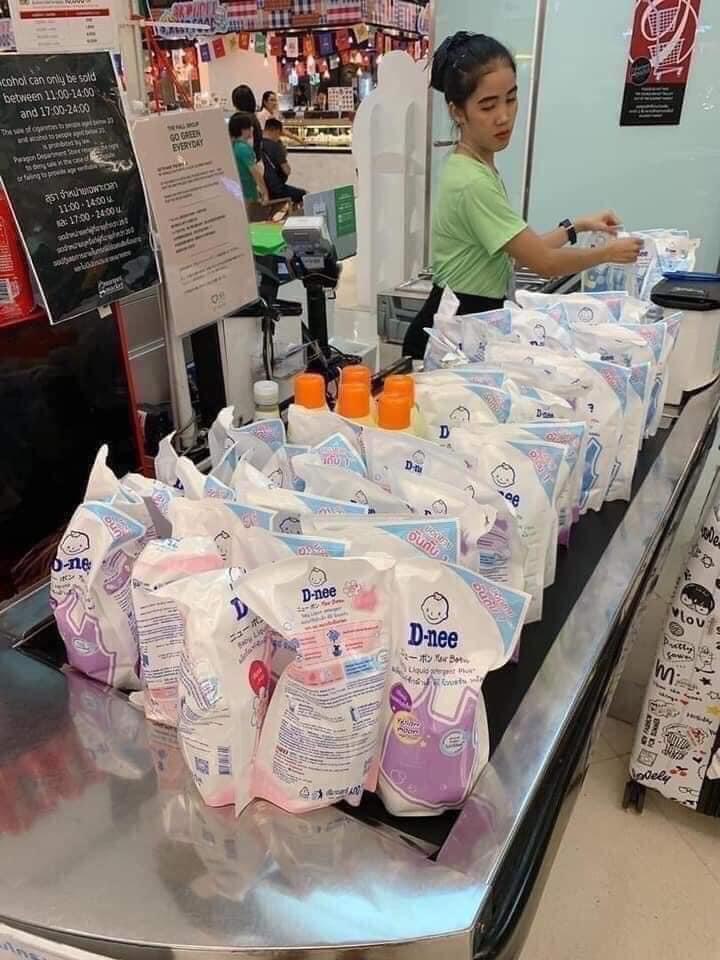 (Chính Hãng) Nước giặt Dnee Thái Lan túi 1.4L cho bé yêu