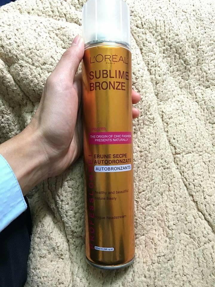 Gôm(gel) Xịt Tóc L'OREA  Sublime Bronze 320ml + Sáp(wax) Vuốt Tóc Nam  L'OREA 100g tặng lược tạo kiểu