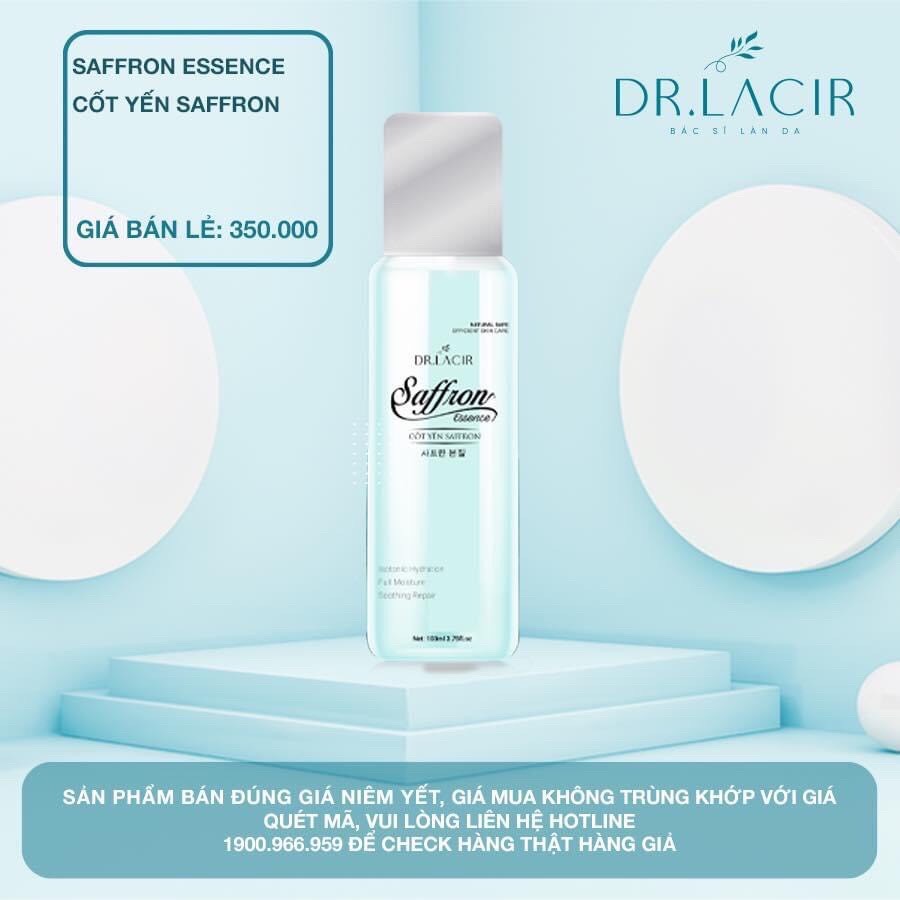 (CHÍNH HÃNG) Toner cốt Yến Safron Dr.lacir 100ml